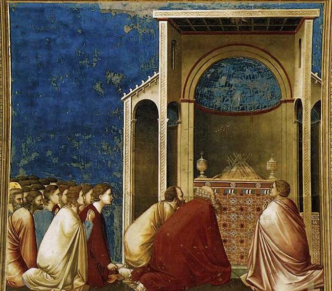 GIOTTO di Bondone The Suitors Praying oil painting picture